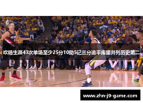 吹杨生涯43次单场至少25分10助5记三分追平库里并列历史第二